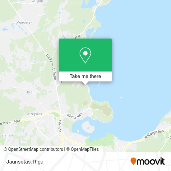 Jaunsetas map