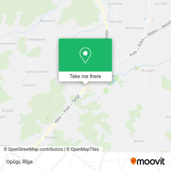 Opūgi map