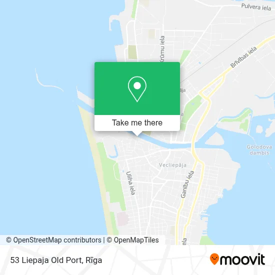 53 Liepaja Old Port map
