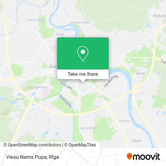 Viesu Nams Pupa map