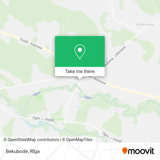 Bekubode map