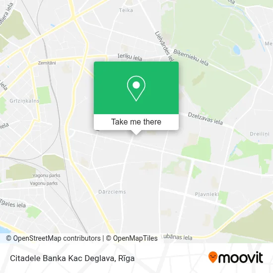 Citadele Banka Kac Deglava map