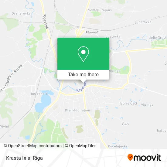 Krasta Iela map