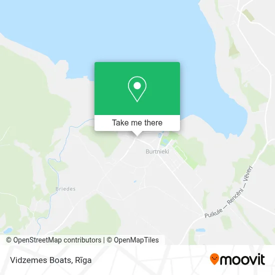 Vidzemes Boats map