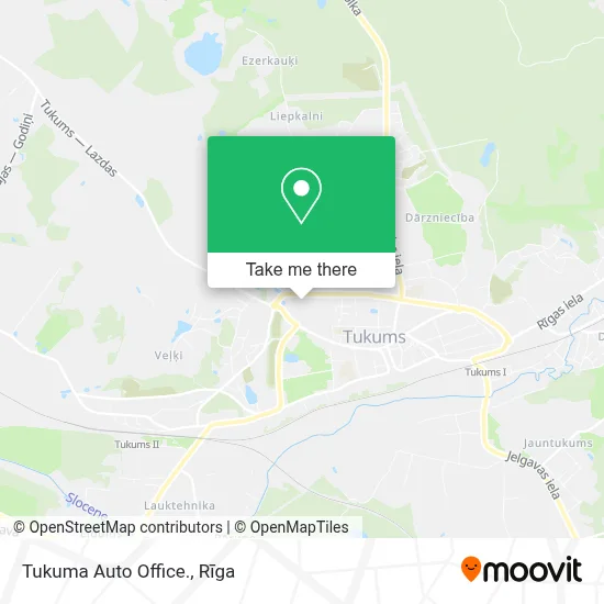Tukuma Auto Office. map