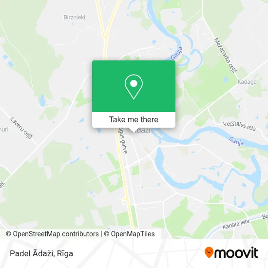 Padel Ādaži map