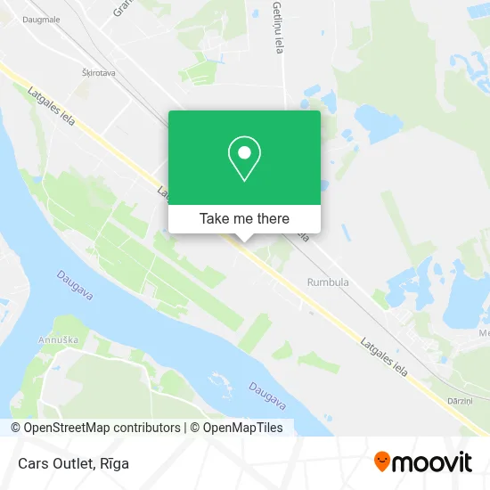 Cars Outlet map