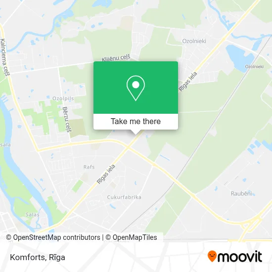 Komforts map