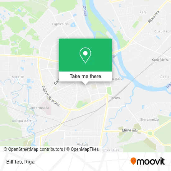 Billītes map