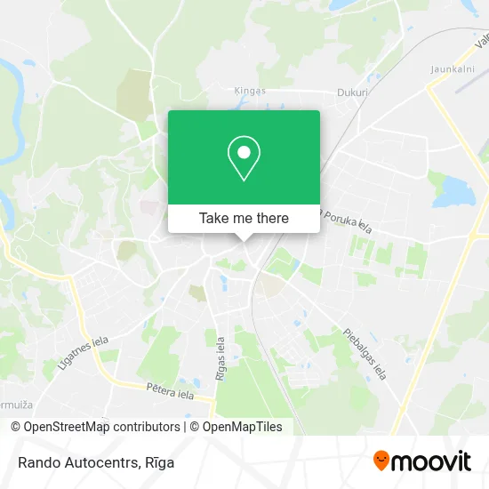 Rando Autocentrs map