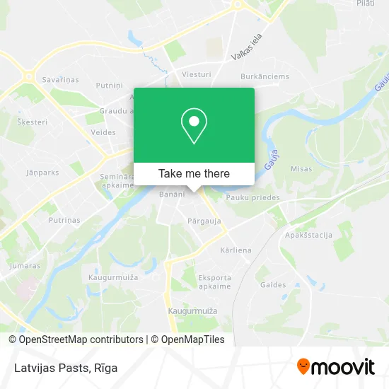 Latvijas Pasts map