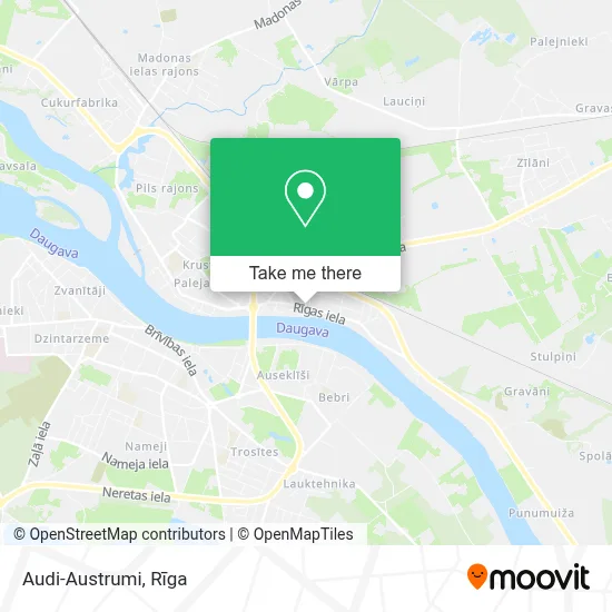 Audi-Austrumi map