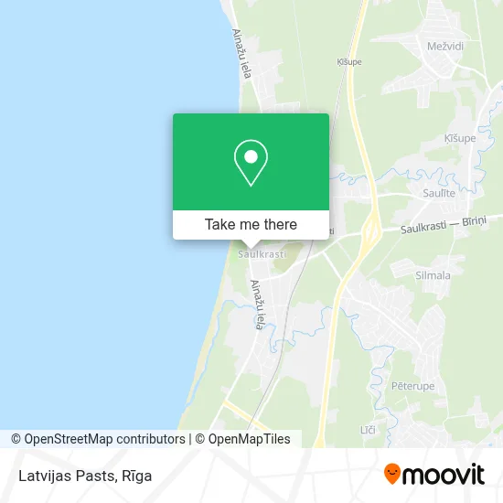 Latvijas Pasts map