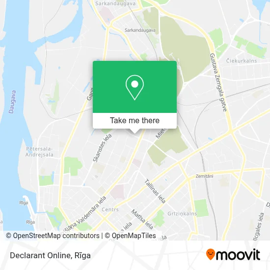 Declarant Online map
