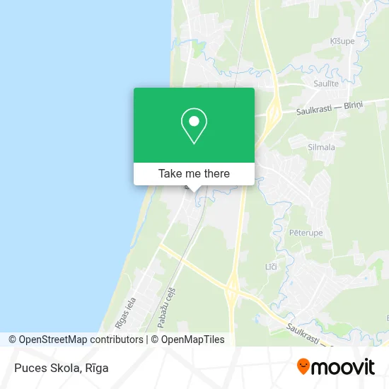 Puces Skola map