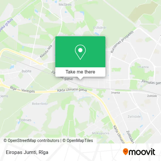 Eiropas Jumti map