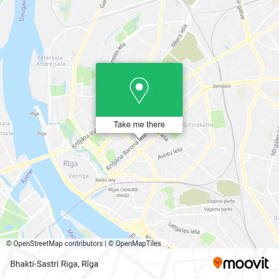 Bhakti-Sastri Riga map