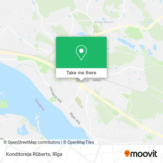 Konditoreja Rūberts map