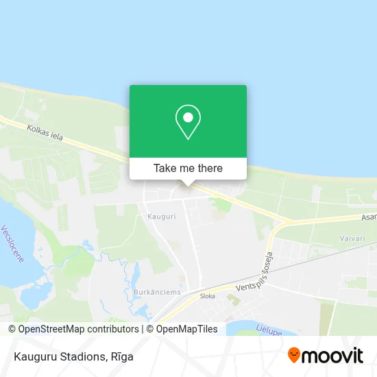 Kauguru Stadions map