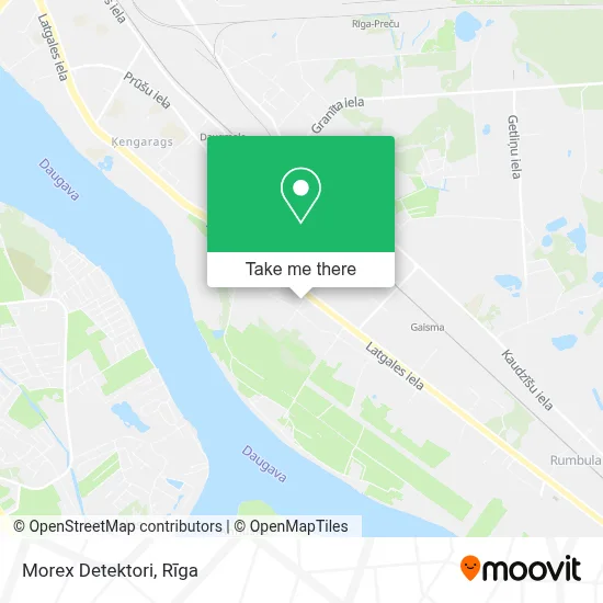 Morex Detektori map