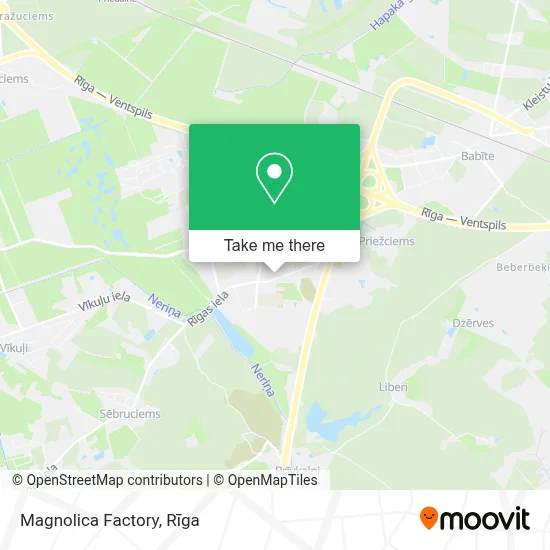 Magnolica Factory map