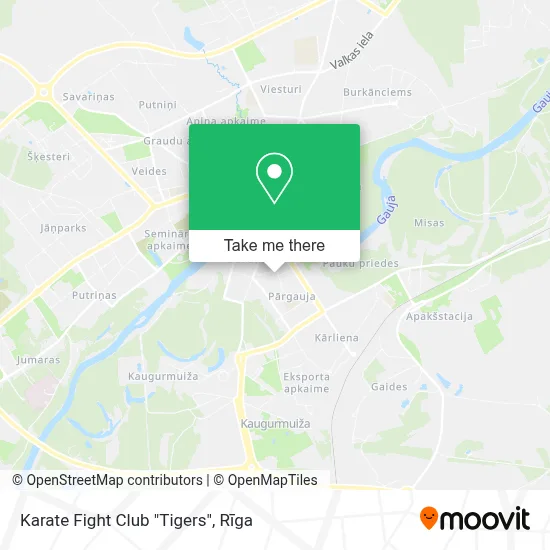 Karate Fight Club "Tigers" map