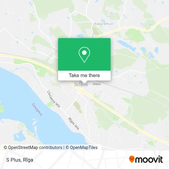 S Plus map