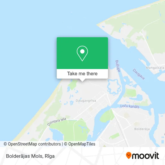 Bolderājas Mols map