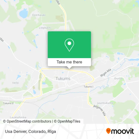 Usa Denver, Colorado map