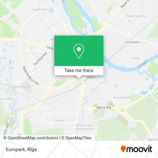 Europark map