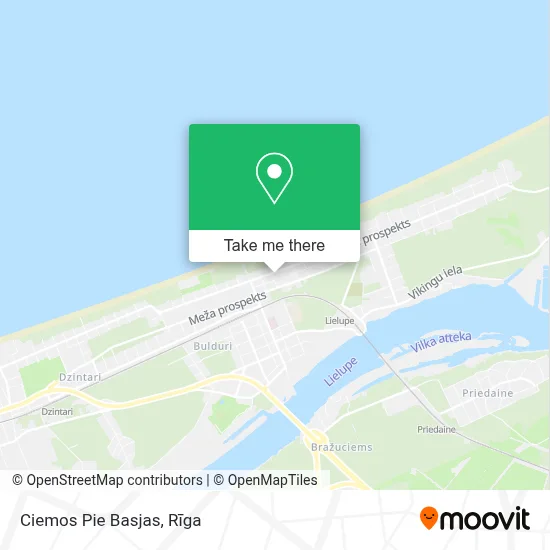 Ciemos Pie Basjas map