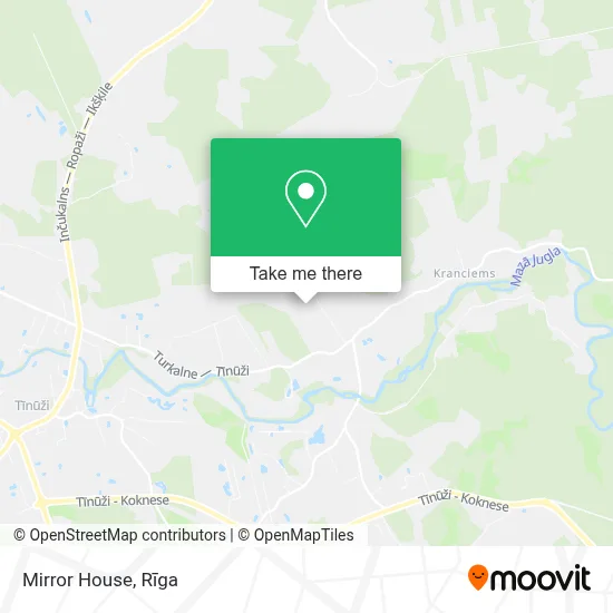 Mirror House map