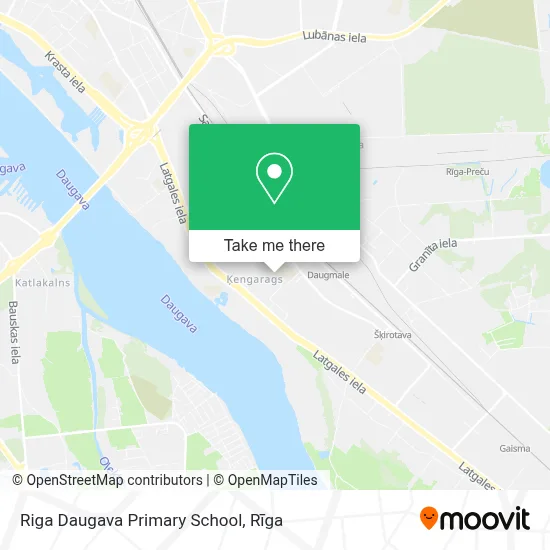 Riga Daugava Primary School map