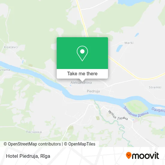 Hotel Piedruja map