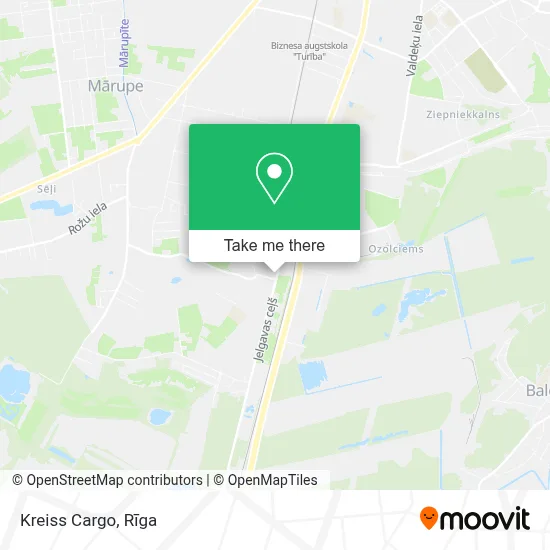 Kreiss Cargo map