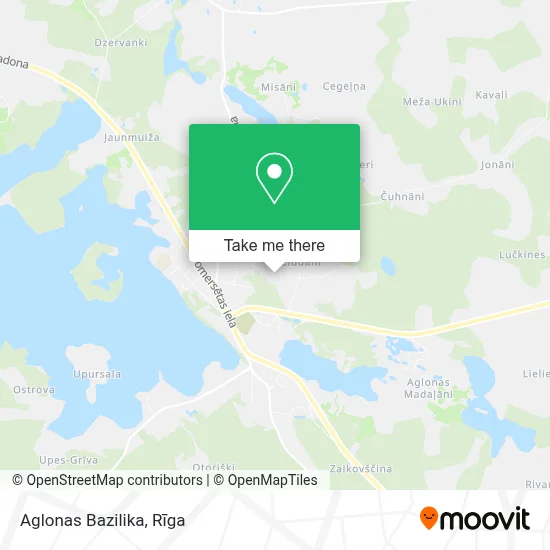 Aglonas Bazilika map