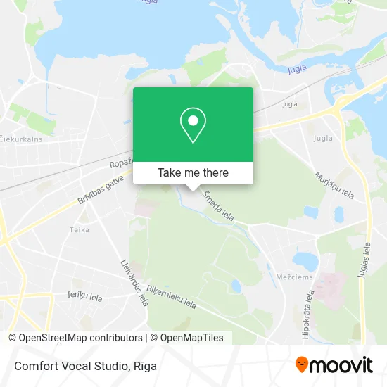 Comfort Vocal Studio map