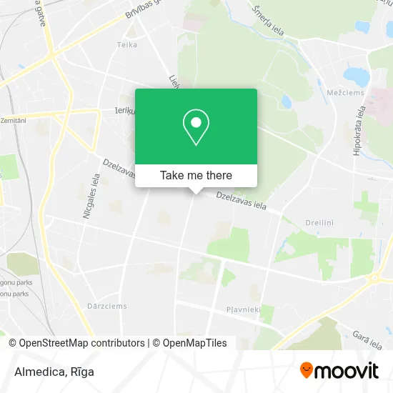 Almedica map