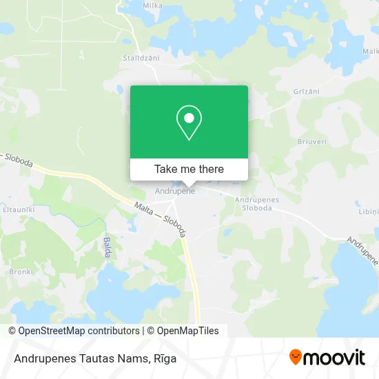 Andrupenes Tautas Nams map