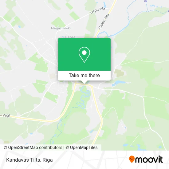 Kandavas Tilts map