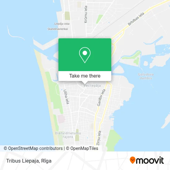 Tribus Liepaja map