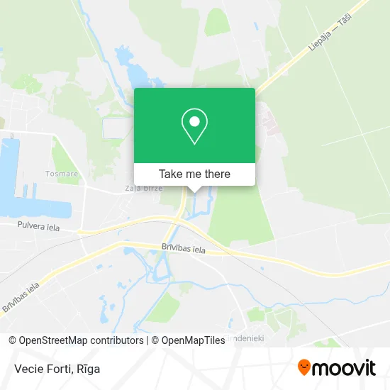 Vecie Forti map
