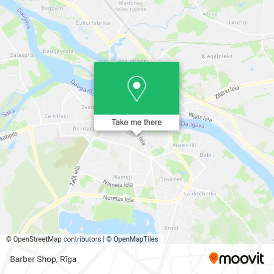 Barber Shop map