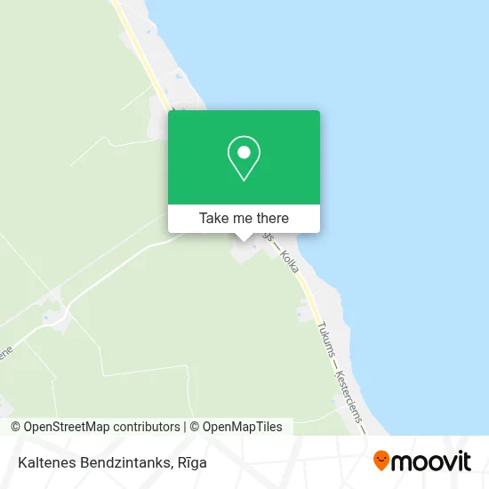 Kaltenes Bendzintanks map