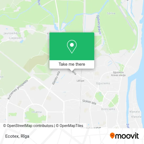 Ecotex map