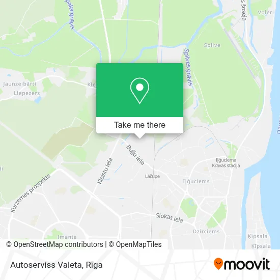 Autoserviss Valeta map