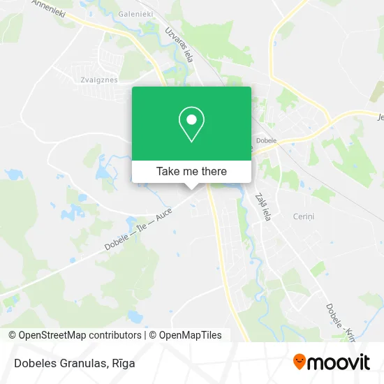 Dobeles Granulas map
