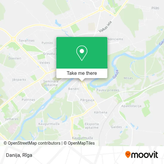 Danija map