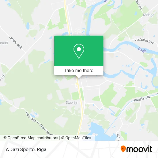 A'Daži Sporto map