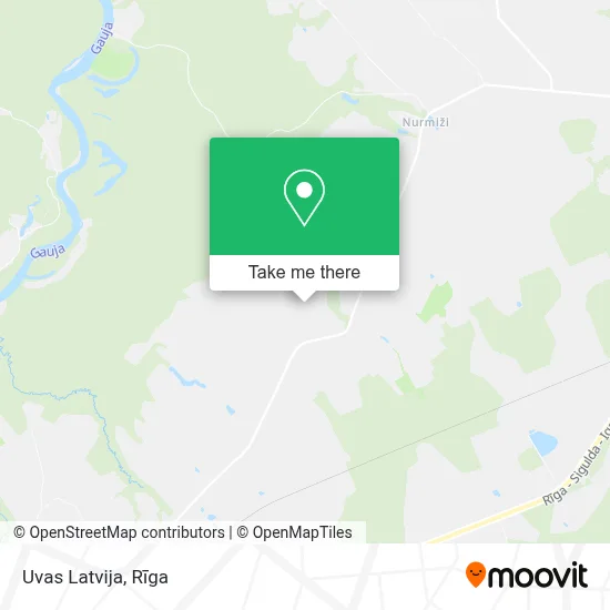 Uvas Latvija map